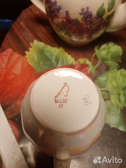 Чайно кофейный сервиз фарфор дулева