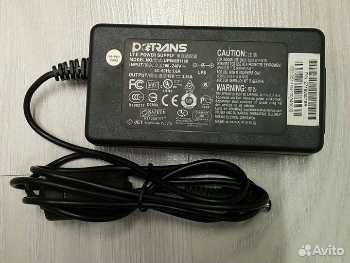 Блоки питания для ноутбуков