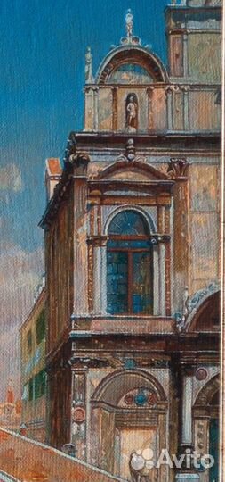 Картина маслом на холсте. Пейзаж. Город. Венеция