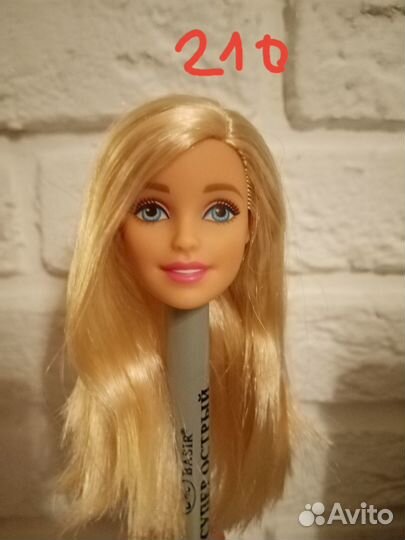 Голова Барби, топ, песик