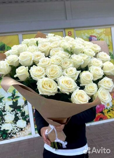 Букет роз. Розы 51 шт