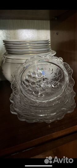 Хрустальная креманки для варенья