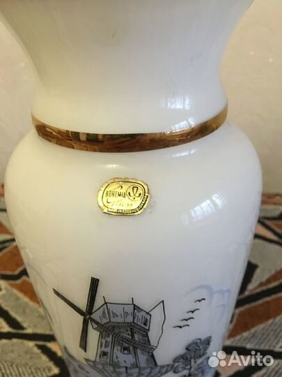 Ваза Bohemia Чехословакия