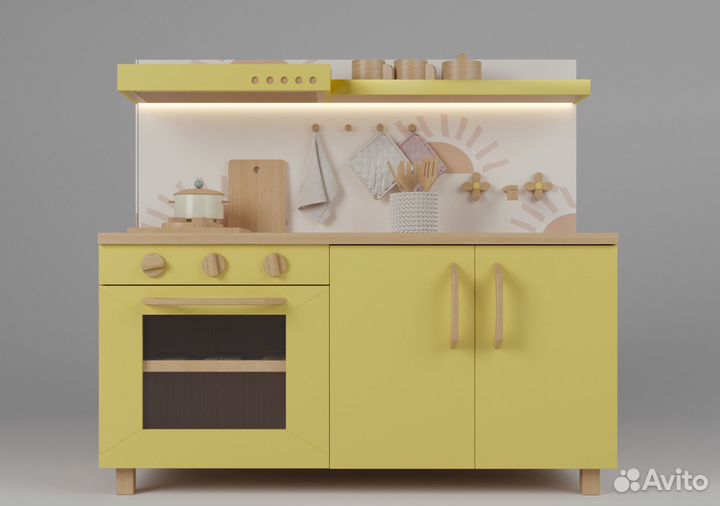 Детская деревянная кухня