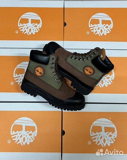 Timberland 6 Inch Rubber Toe Boots