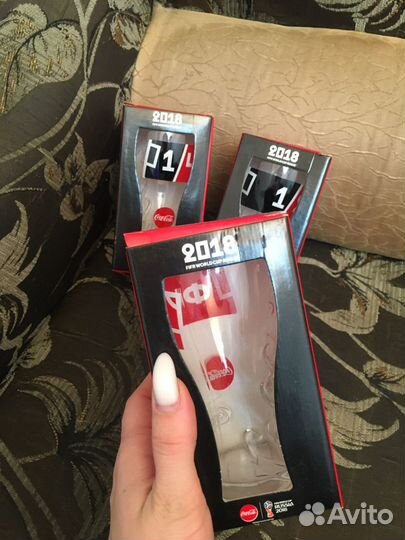 Бокалы кока кола 3 шт