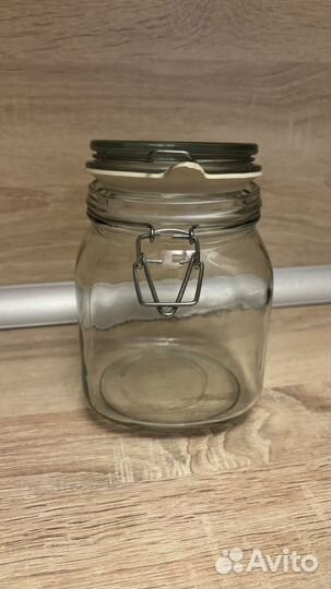 Банка стеклянная с крышкой IKEA