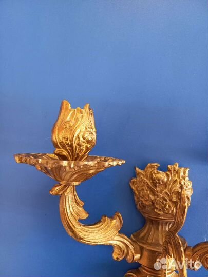 Канделябр, бра, подсвечник бронза