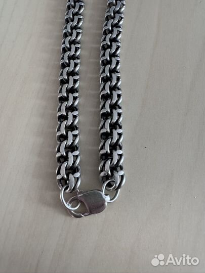 Серебряная цепь бисмарк 118.33