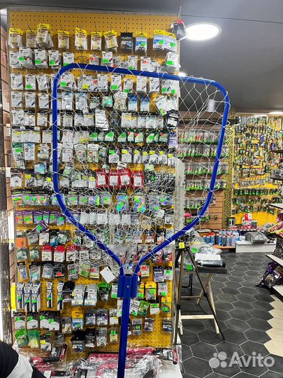 Подсачек складной синий