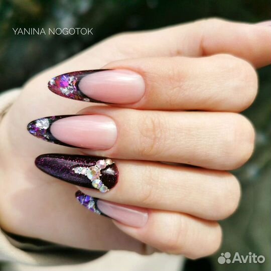 Наращивание ногтей, педикюр, гельлак