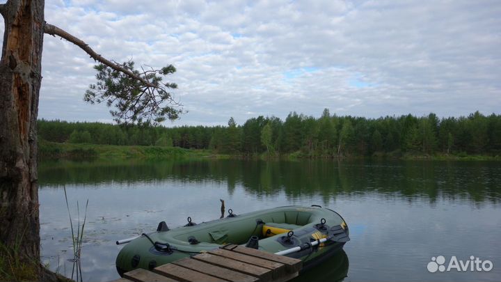 Лодка sevylor fish hunter HF280 + весла