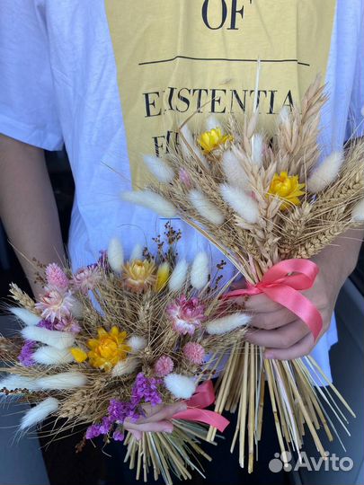 Букеты сухоцветы