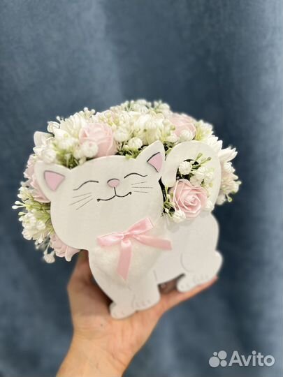 Букет из мыльных роз