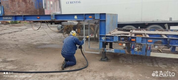 Пескоструйная обработка. Очистка. Выезд