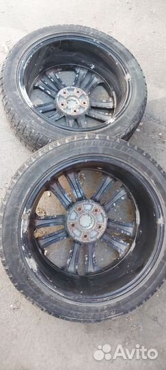 Литые диски r18 5x114 3 с резиной бу