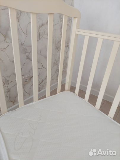 Детская кроватка Ангел Аэлита бежевый цвет