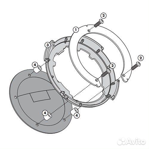 Givi BF03 TankLock для Honda