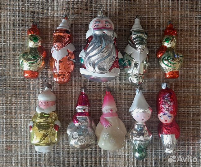 Новогодние ёлочные игрушки СССР