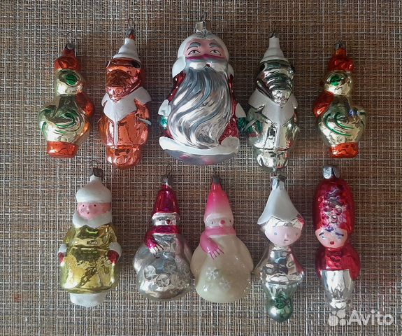 Новогодние ёлочные игрушки СССР