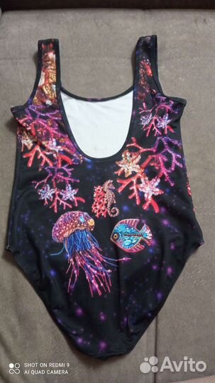 Купальник слитный для девочки 146 см