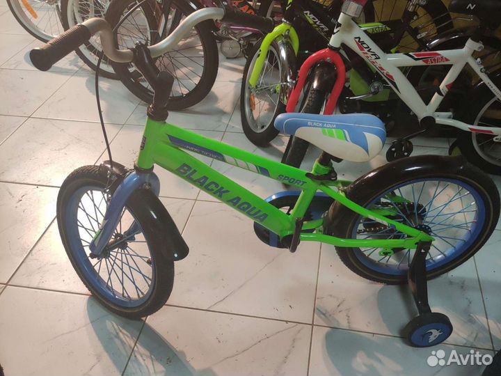 Детский велосипед Black Aqua sport 18