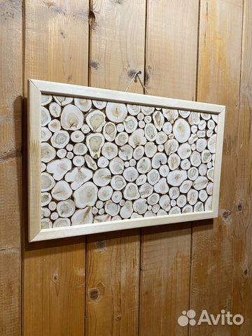 Панно из можжевельника