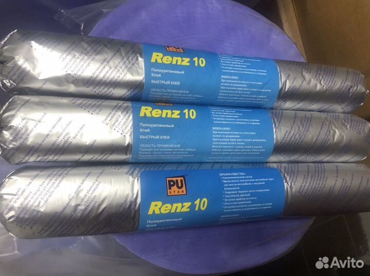 Стекольный герметик 600ml Renz 10