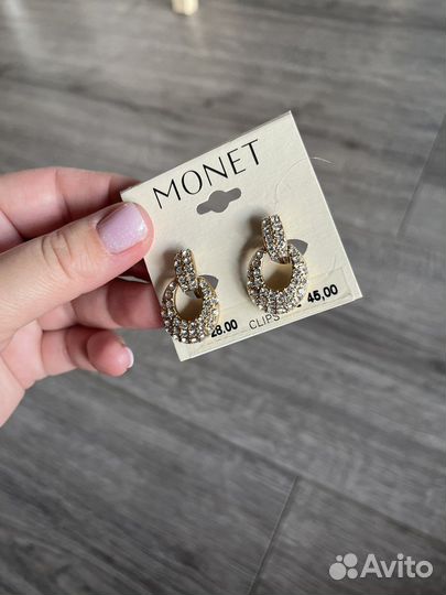 Monet, винтаж, клипсы