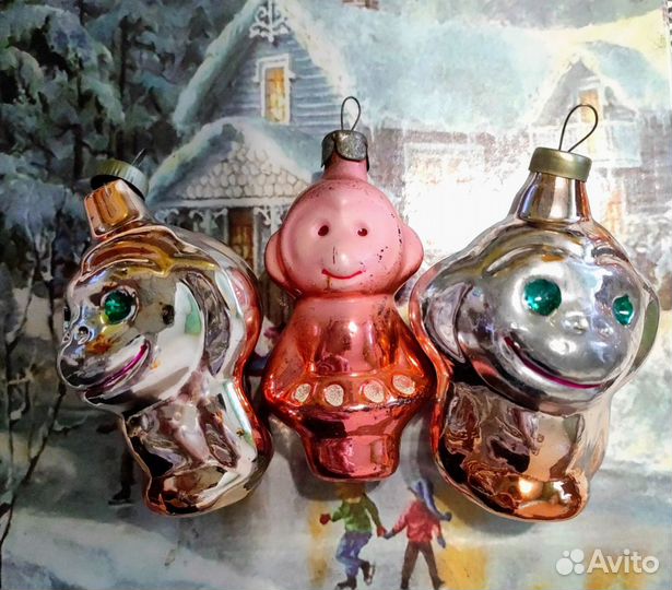 Елочные игрушки СССР