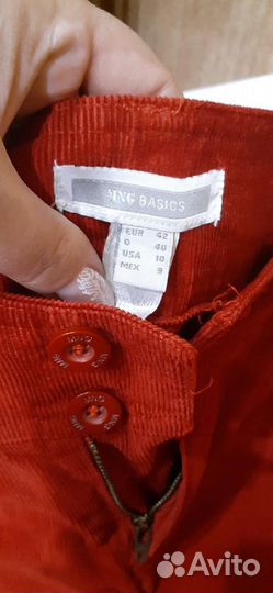 Вельветовые бриджи