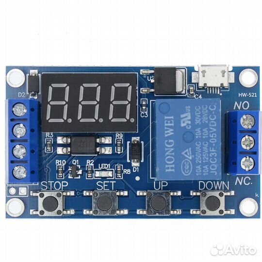 Модуль реле времени JZ-801 (программируемый)
