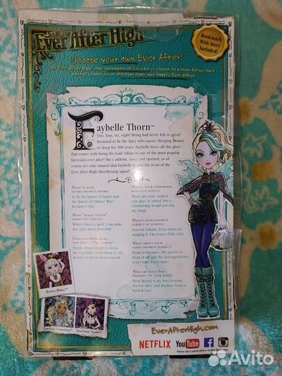 Кукла Ever After High Faybelle Thorn нрфб