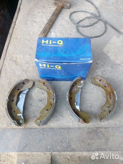 Тормозные задние колодки на шевроле ланос