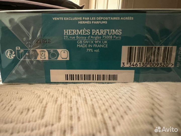 Hermès Eau des Merveilles Bleue 100 ml