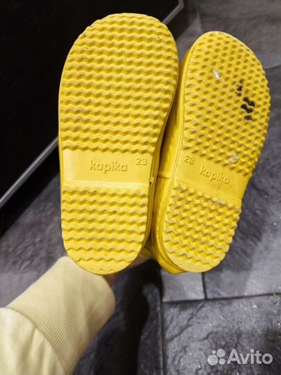 Детские резиновые сапоги