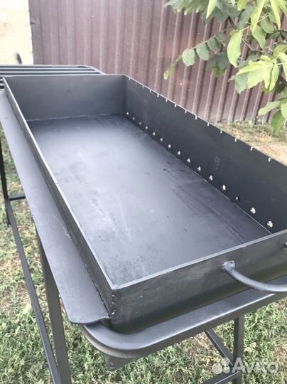 Мангал 4 мм металл со съёмной жаровней