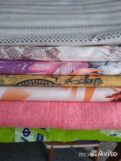Ткани хлопок, лён и др