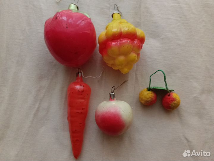Елочные игрушки СССР одним лотом