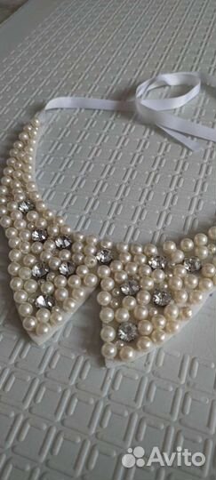 Воротник из бусин