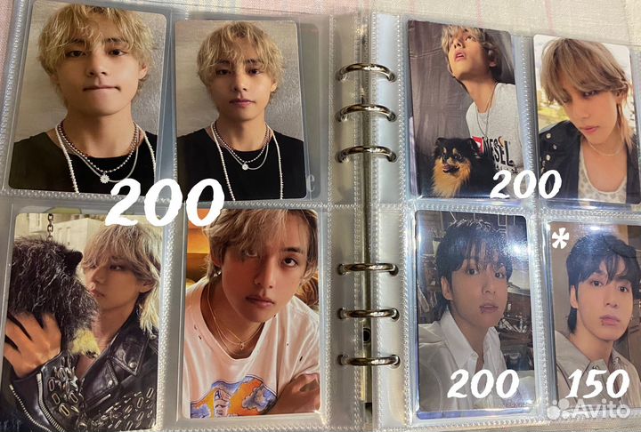 Официальные карты kpop txt riize v jungkook