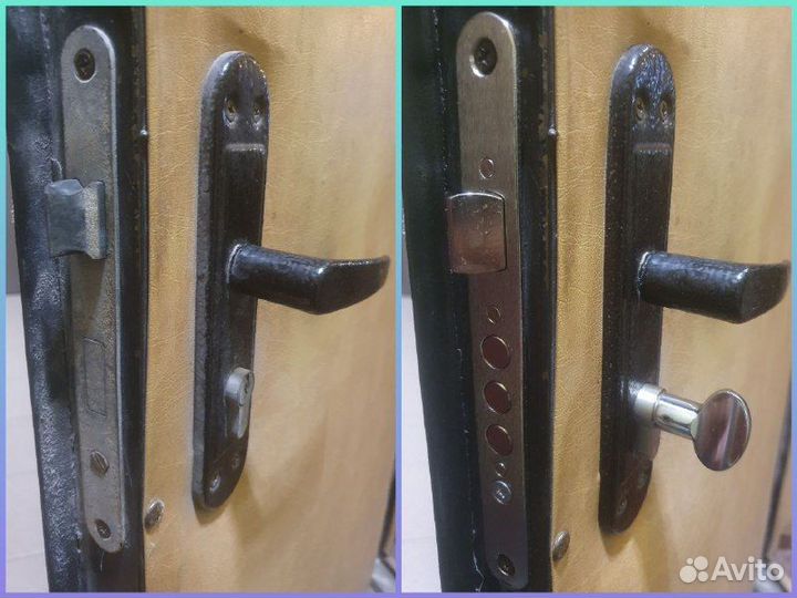 Ремонт двери/замков после некачественного вскрытия