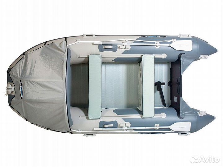 Надувная лодка gladiator D420AL Бело-серая