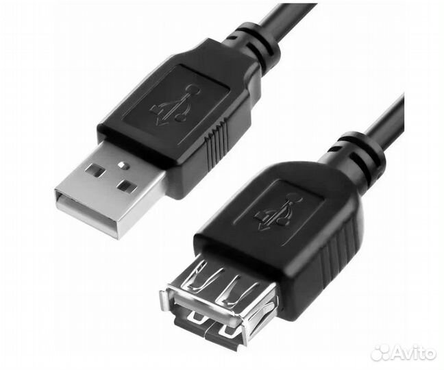 Кабель USB, удлинитель Am-Af (5м) Perfeo, (U4505)