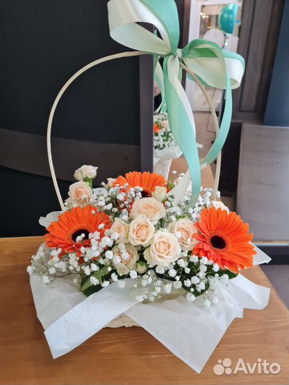 Живые цветы букеты