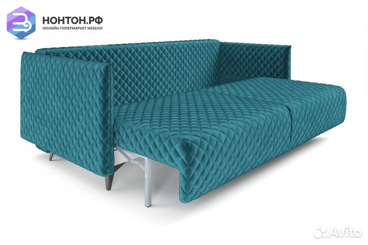 Диван тик-так Вашингтон сине-зеленый