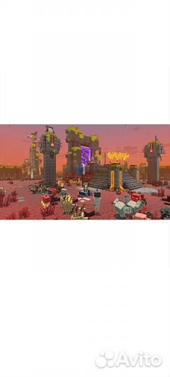 Игра Minecraft Legends Deluxe,PS4 русская версия)