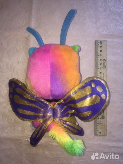 Мягкая игрушка радужная единорожная кошка