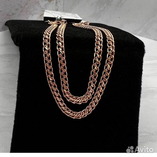 Золотая цепь 585 золото царь