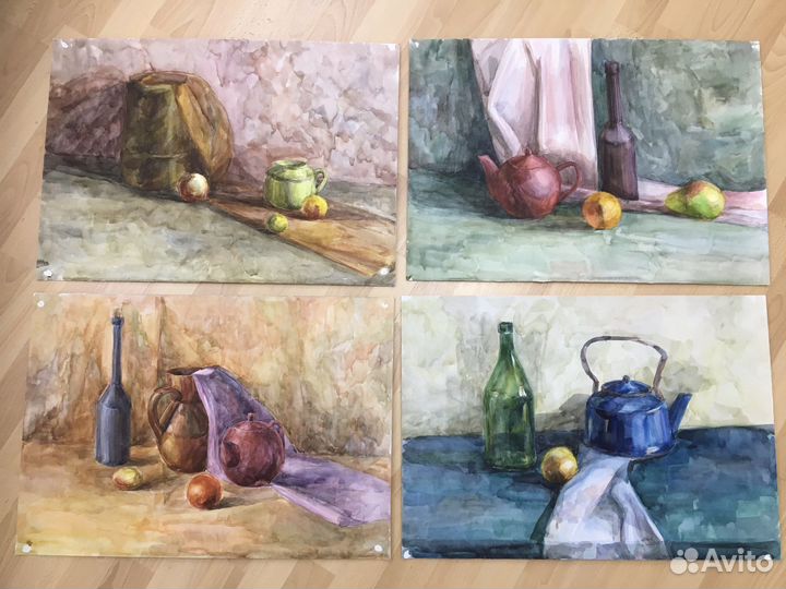 Рисунок живопись акварель